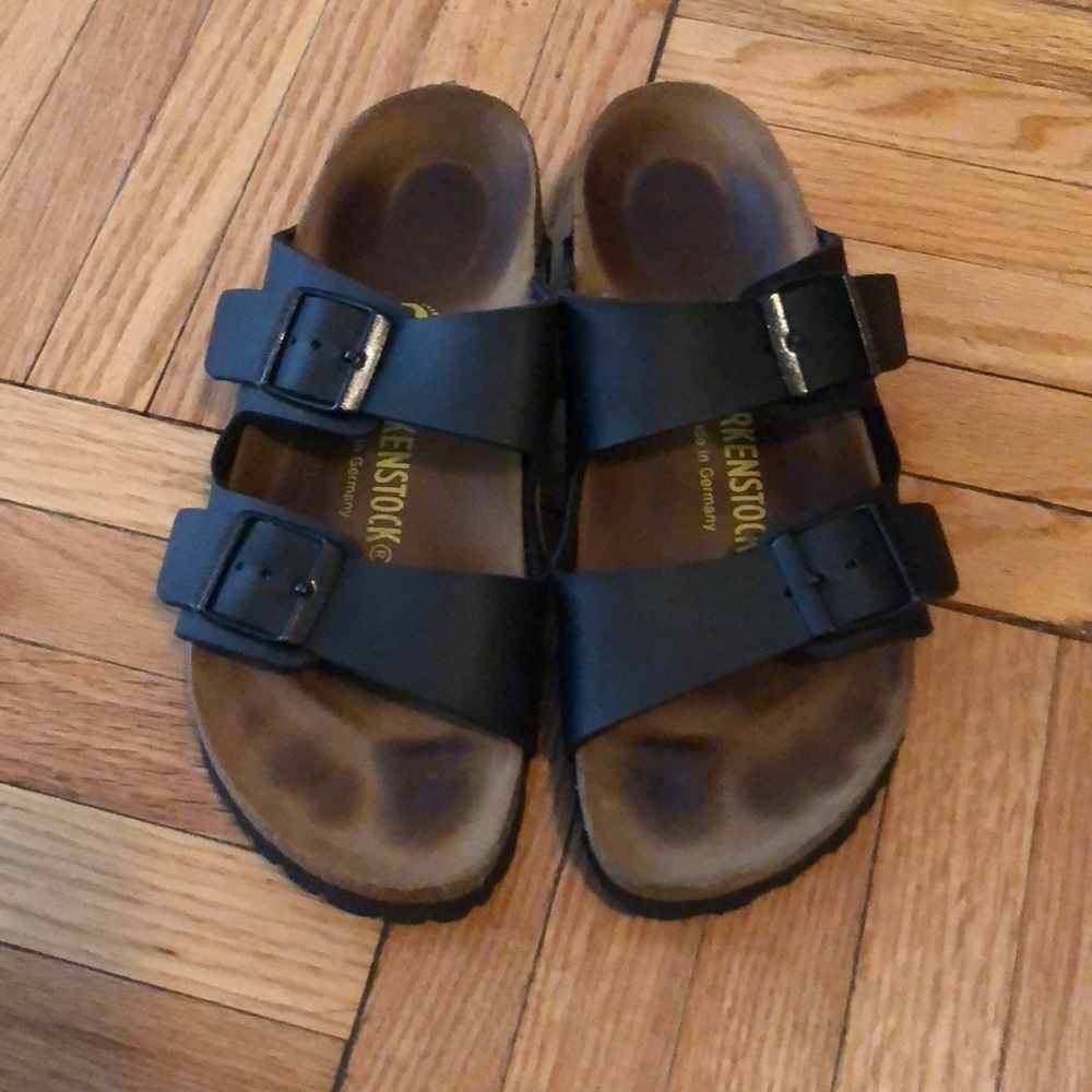 Black Birkenstock sandals